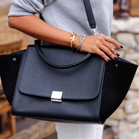 celine sac trapeze|Celine montreal handbags.